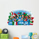 Italian Soccer Fans Wall Decal