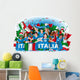 Italian Soccer Fans Wall Decal