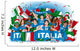 Italian Soccer Fans Wall Decal