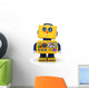 Cute Toy Robot Looking up Wall Decal