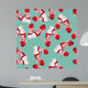 Red Sneakers Green Wall Decal