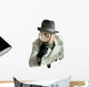 Detective with Magnifying Glass Wall Decal
