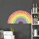 fruit and vegetable rainbow - healthy eating concept Wall Decal