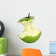 Green Apple Core Wall Decal