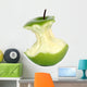 Green Apple Core Wall Decal