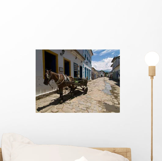 Horse and Cart Wall Decal
