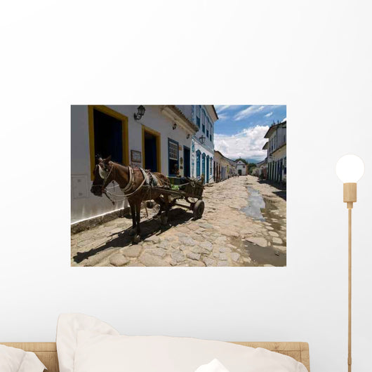 Horse and Cart Wall Decal