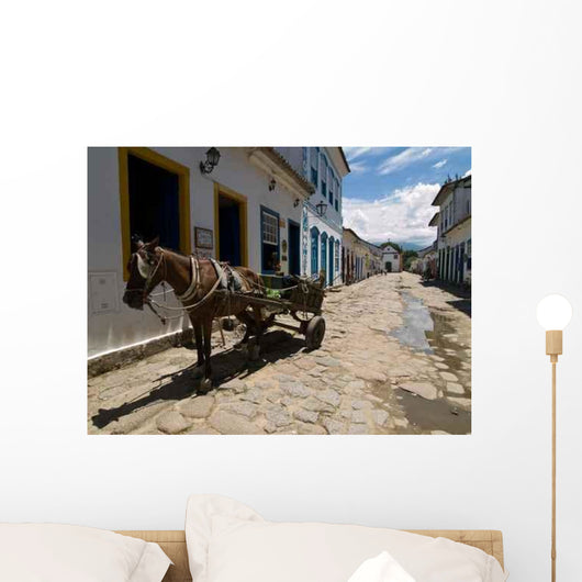 Horse and Cart Wall Decal