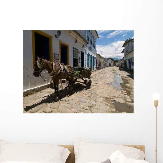 Horse and Cart Wall Decal