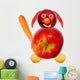 Dog from Fruit and Vegetables Wall Decal