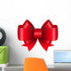 Red bow symbol Wall Decal