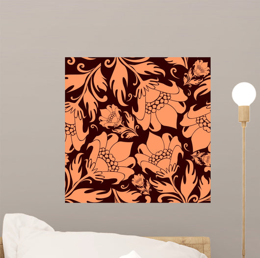 Floral Motif Wall Decal