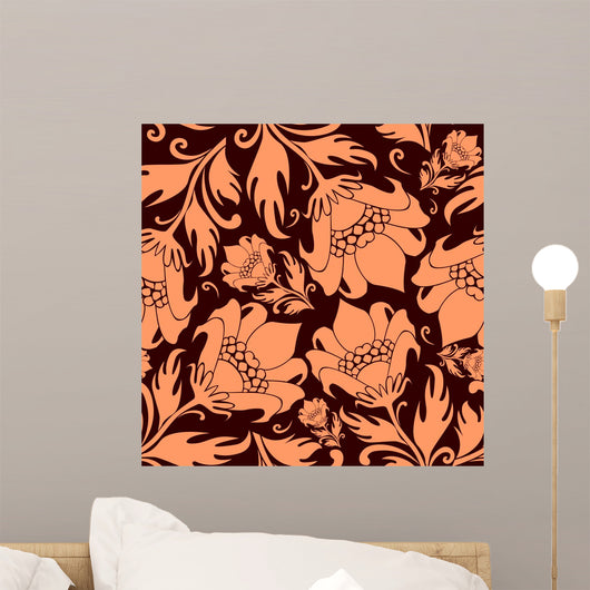Floral Motif Wall Decal