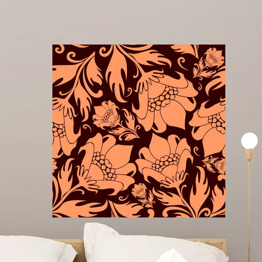 Floral Motif Wall Decal
