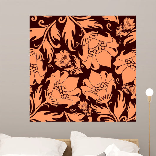 Floral Motif Wall Decal