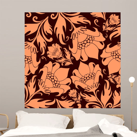 Floral Motif Wall Decal