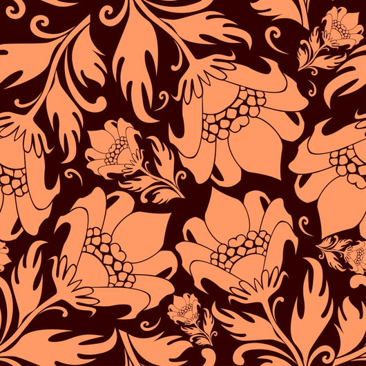 Floral Motif Wall Decal