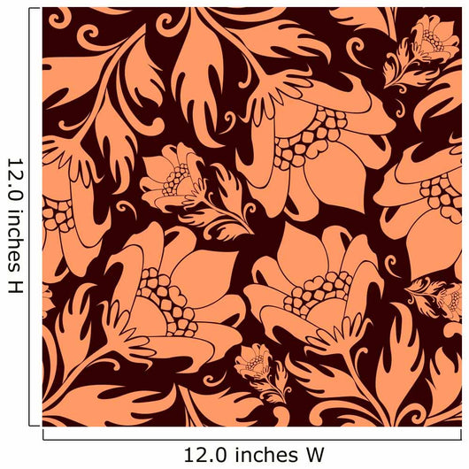 Floral Motif Wall Decal