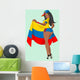 Colombia Soccer Fan Wall Decal