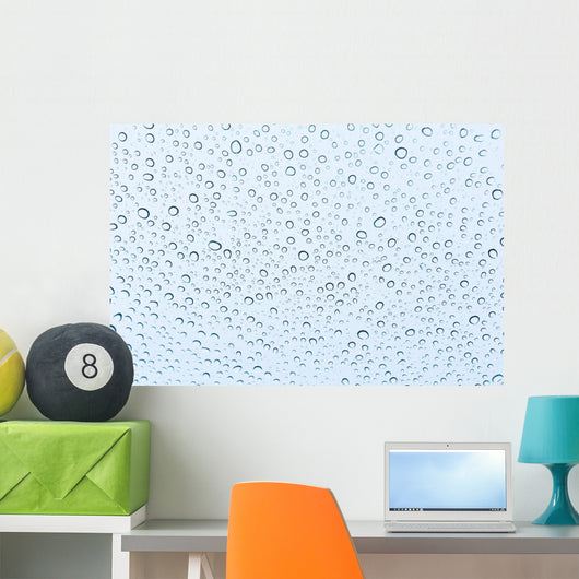 Water drops background Wall Mural