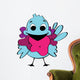 Blue Sparrow Wall Decal