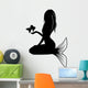 Mermaid with fish Wall Decal