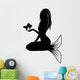 Mermaid with fish Wall Decal