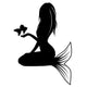 Mermaid with fish Wall Decal