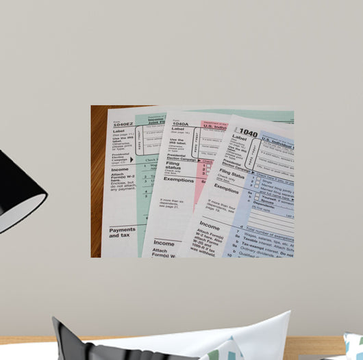 Tax Forms Wall Mural