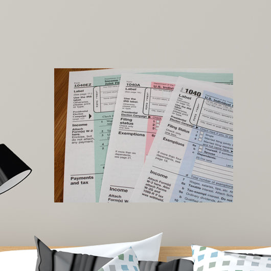 Tax Forms Wall Mural