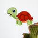 Cute turtle cartoon Wall Decal