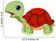 Cute turtle cartoon Wall Decal