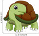 Cute Turtle Cartoon Wall Decal