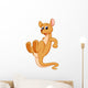Funny kangaroo cartoon Wall Decal