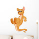 Funny kangaroo cartoon Wall Decal