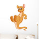 Funny kangaroo cartoon Wall Decal
