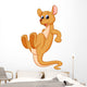 Funny kangaroo cartoon Wall Decal
