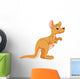 Funny Kangaroo Cartoon Wall Decal