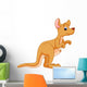 Funny Kangaroo Cartoon Wall Decal