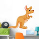Funny Kangaroo Cartoon Wall Decal