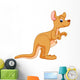Funny Kangaroo Cartoon Wall Decal