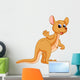 Funny kangaroo cartoon Wall Decal