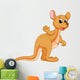 Funny kangaroo cartoon Wall Decal