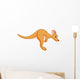 Funny Kangaroo Cartoon Wall Decal