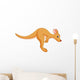 Funny Kangaroo Cartoon Wall Decal