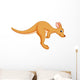 Funny Kangaroo Cartoon Wall Decal