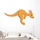 Funny Kangaroo Cartoon Wall Decal