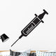 Syringe Icon Wall Decal