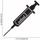 Syringe Icon Wall Decal
