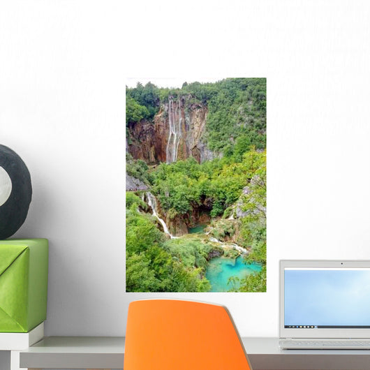 Waterfall Plitvice Coratia Europa Wall Decal